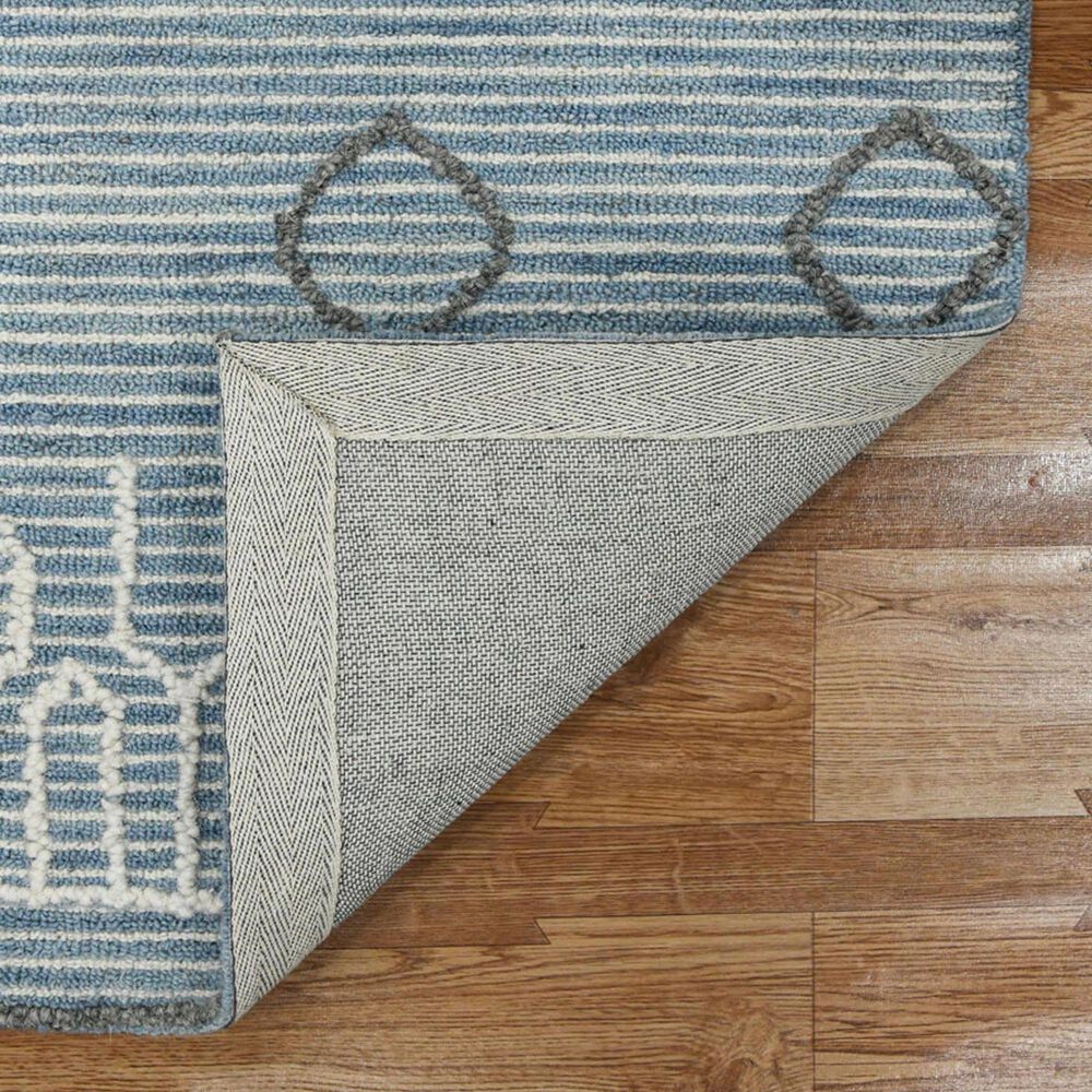 Amer Rugs Berlin 2&#39; x 3&#39; Blue and White Area Rug, , large