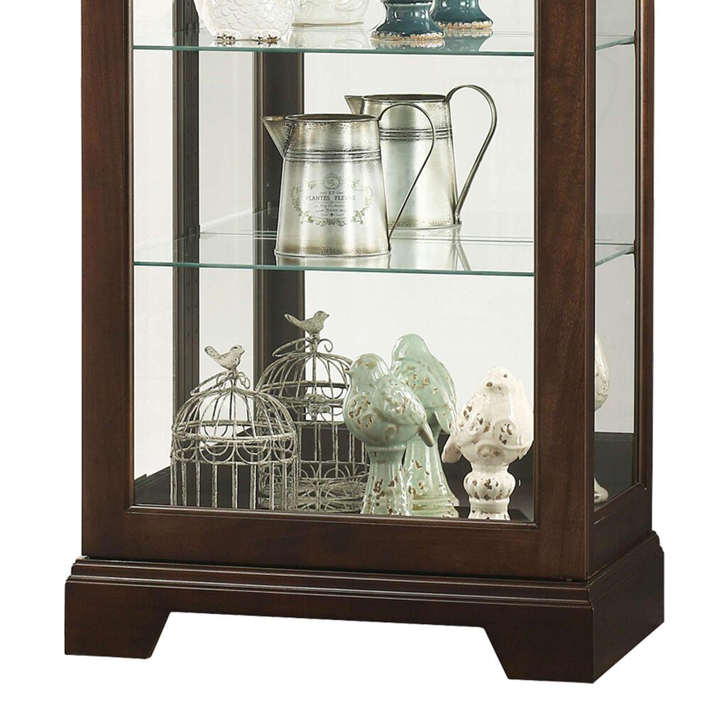 Howard Miller Martindale II Curio Cabinet in Espresso, , large