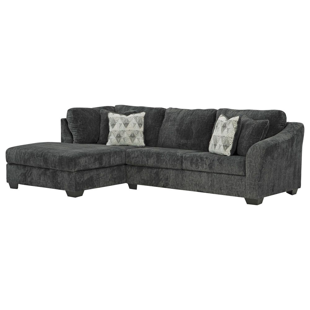 Ashley Biddeford 2-Piece Sectional with Chaise in Shadow, , large