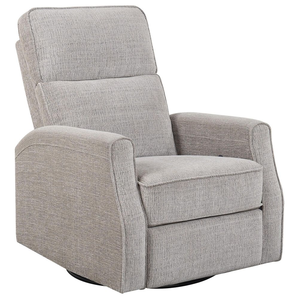 Emerald Home Furnishings Tabor Manual Swivel Glider Recliner in Beige, , large