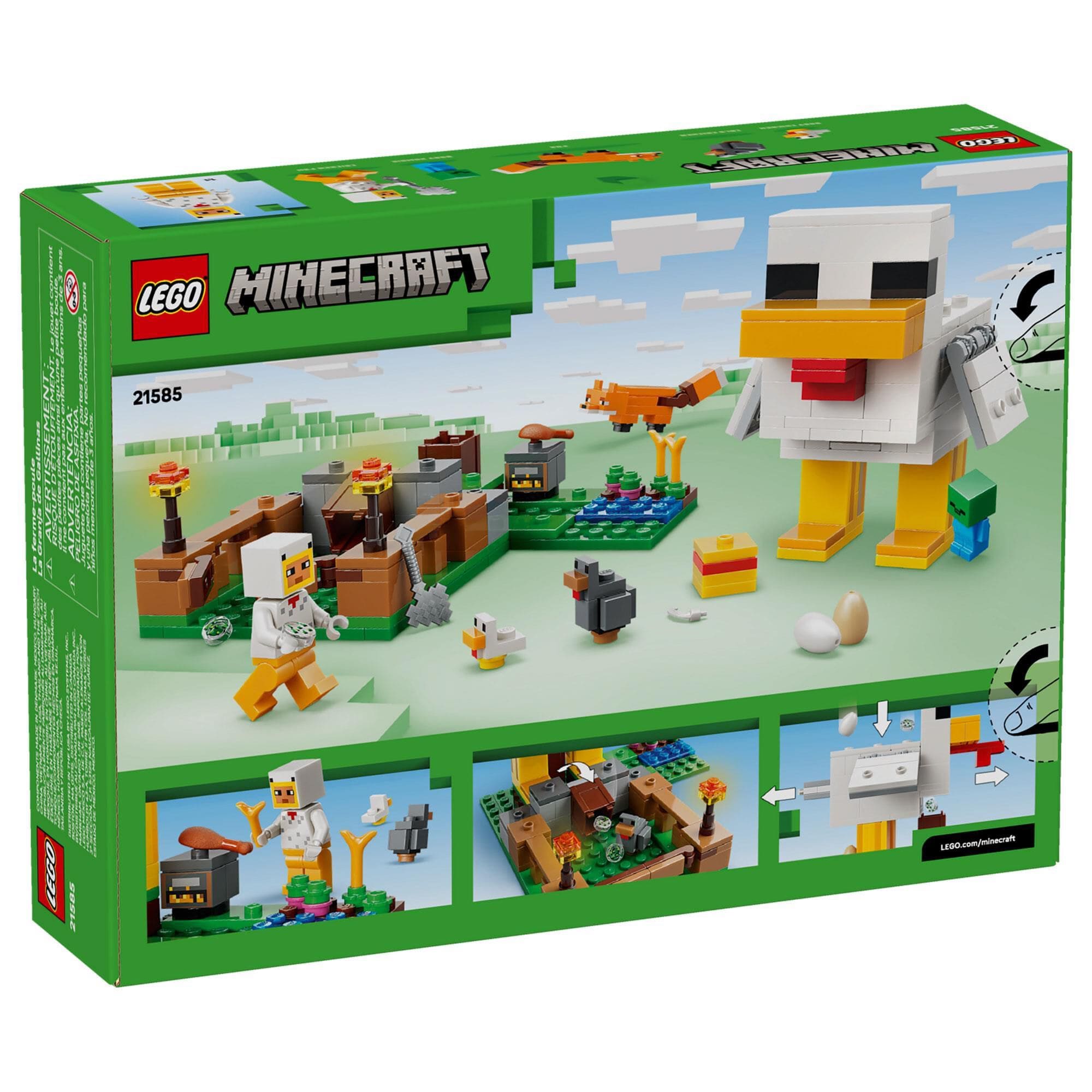 LEGO Minecraft Chicken Farm Building Set