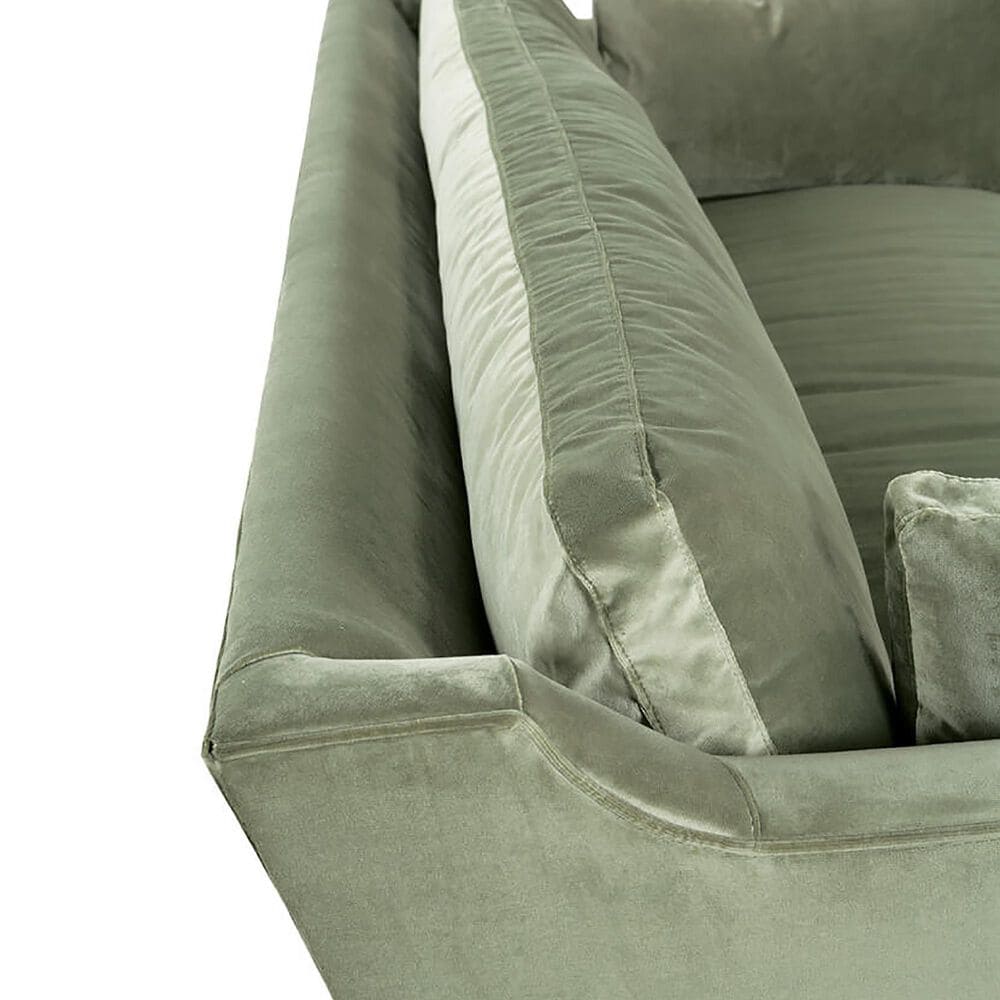 Rowe Furniture Madeline 90&quot; Stationary Sofa in Sage Velvet, , large