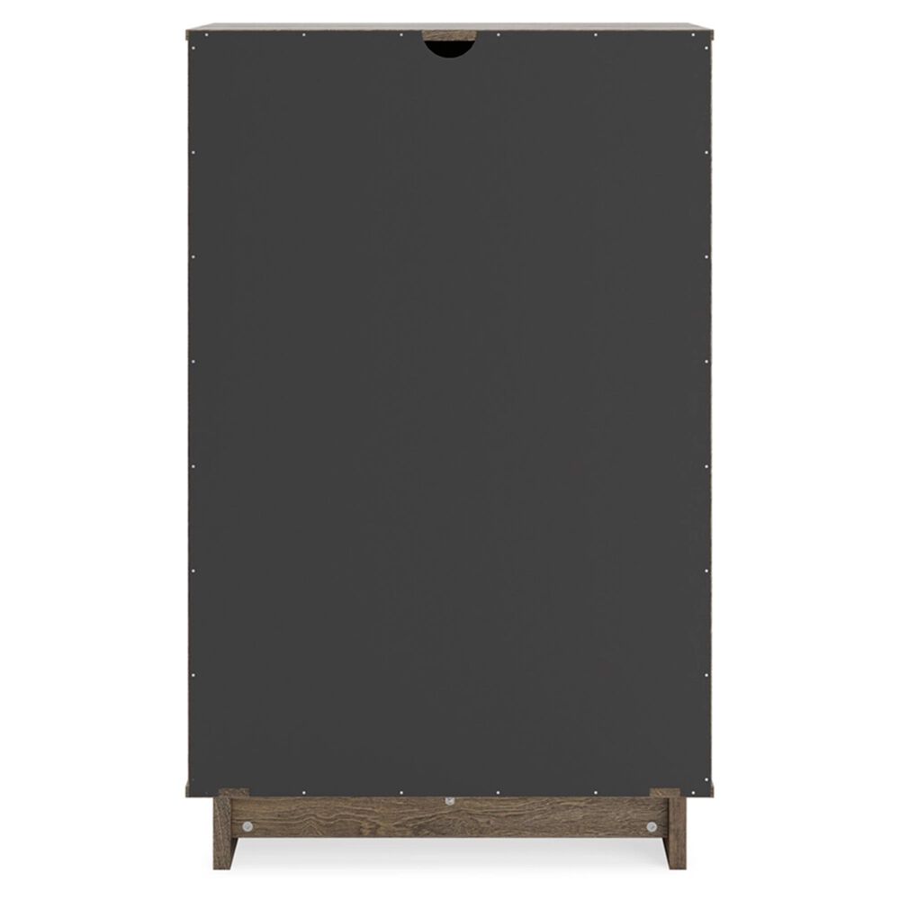 Ashley Shallifer 5 Drawer Chest in Brown, , large