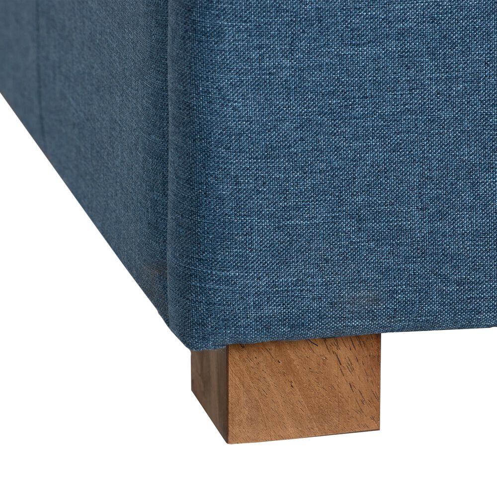CorLiving Yves Storage Ottoman Bench in Blue, , large