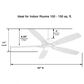 Minka-Aire Kelvyn 52" Ceiling Fan with LED Light in Flat White, , large