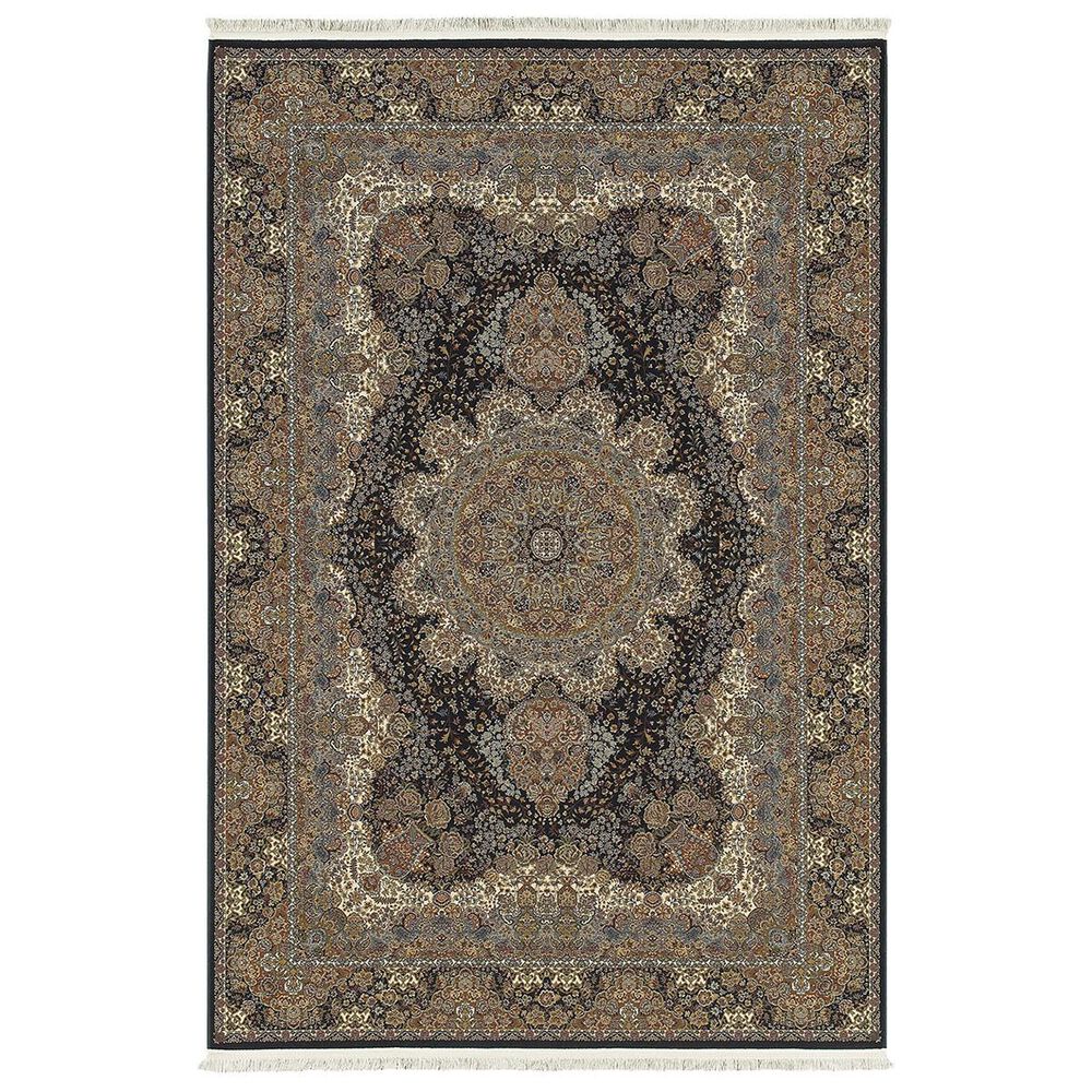 Oriental Weavers Masterpiece 5501K 5"3" x 7"6" Black Area Rug, , large