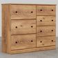 Lemoore Essentials 48" 7-Drawer Only in Saratoga Pine, , large