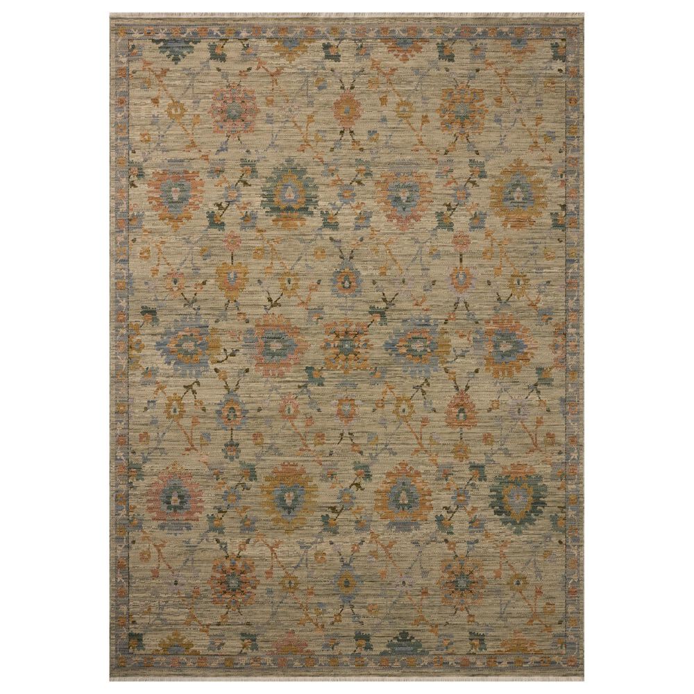 Loloi Reign Sage and Multicolor 2"10" Round Area Rug, , large