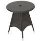Hearth and Haven Corsica Patio Bistro Table in Brown, , large