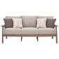 Ashley Grover Beach Outdoor Sofa with Cushion in Driftwood, , large