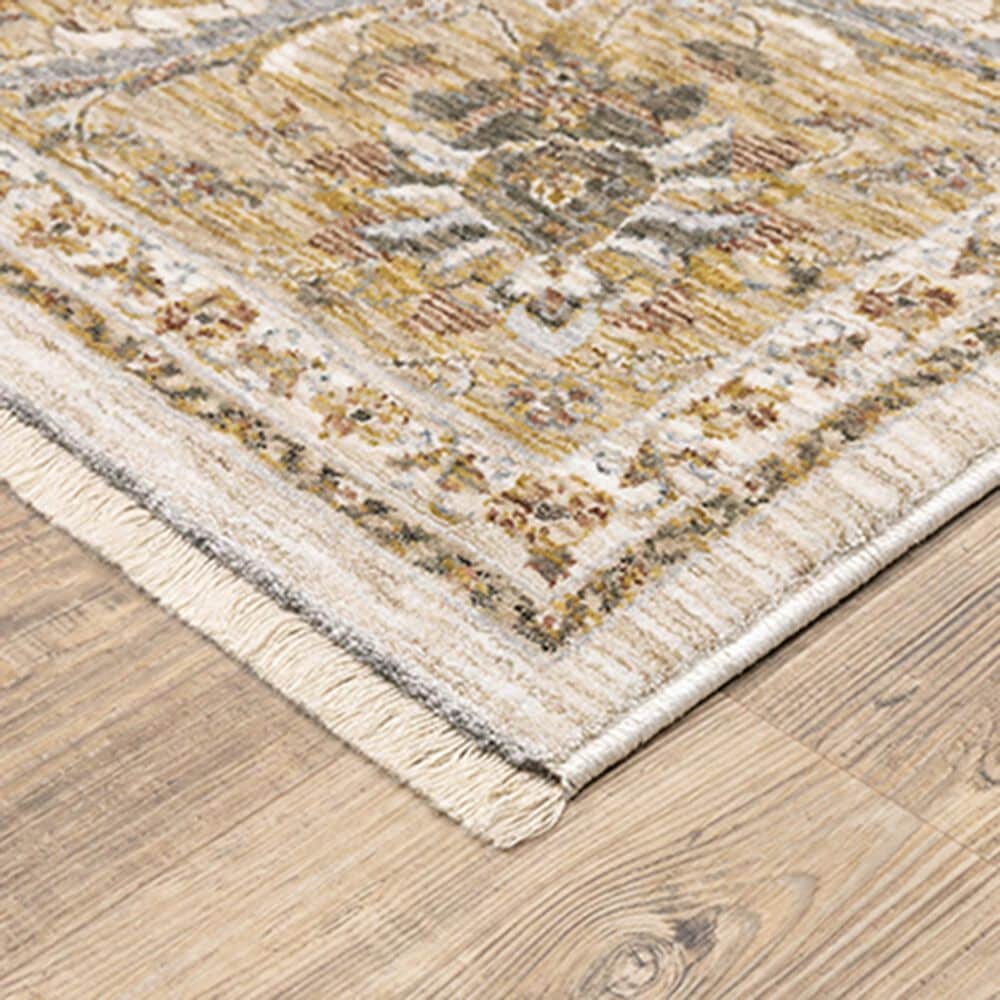 Oriental Weavers Maharaja Dakota 5091W 9&#39;10&quot; x 12&#39;10&quot; Ivory Area Rug, , large