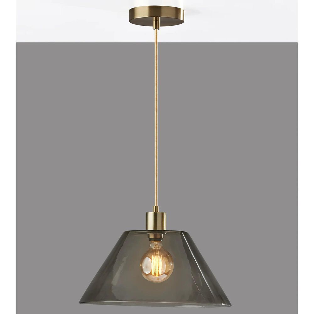 Adesso Zoe Pendant in Antique Brass, , large