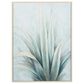 Maple and Jade 47" x 36" Coastal Leaves Framed Wall Art in Green and Blue, , large