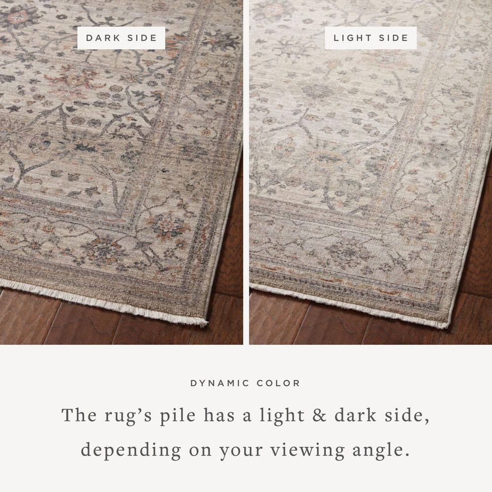 Loloi Lyra 11&#39;6&quot; x 15&#39;7&quot; Pebble and Multicolor Area Rug, , large