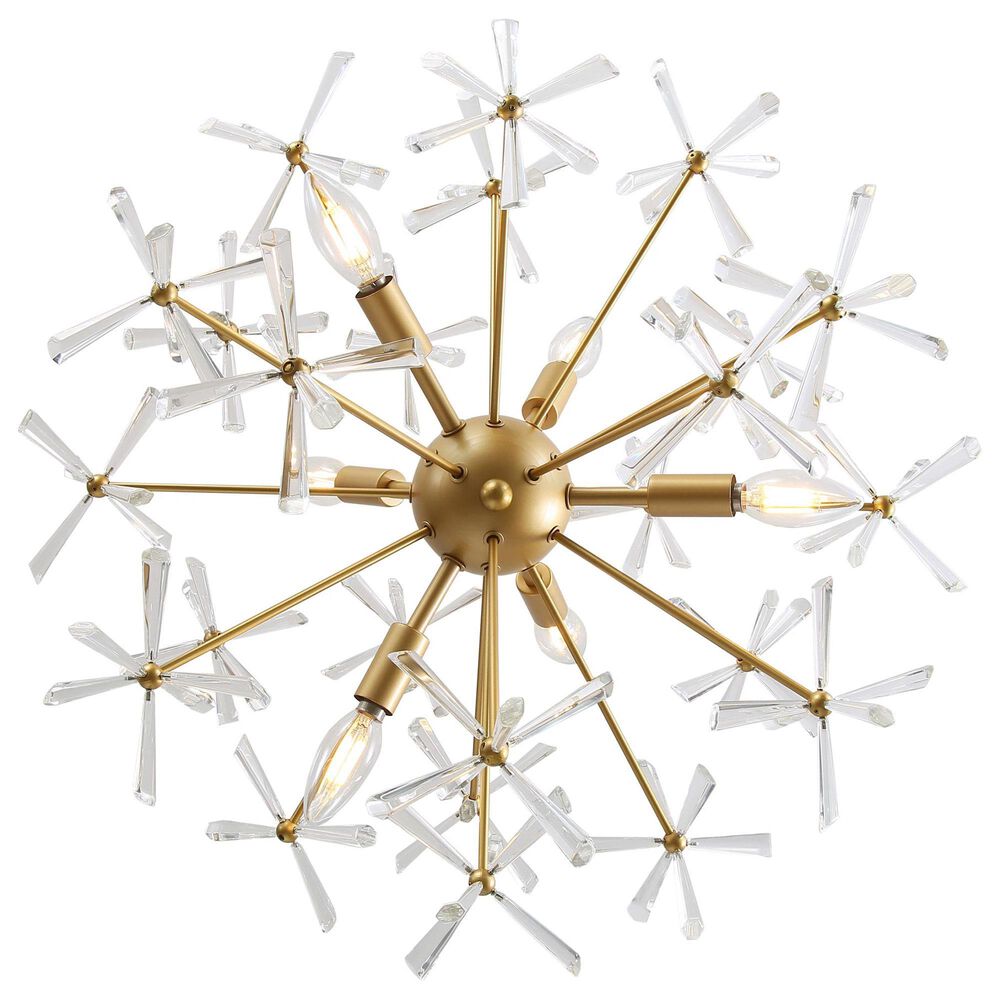 Golden Lighting Dandelion 6-Light Chandelier in Matte Gold, , large