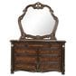 New Heritage Design Belle Notte Dresser and Mirror in Mahogany, , large