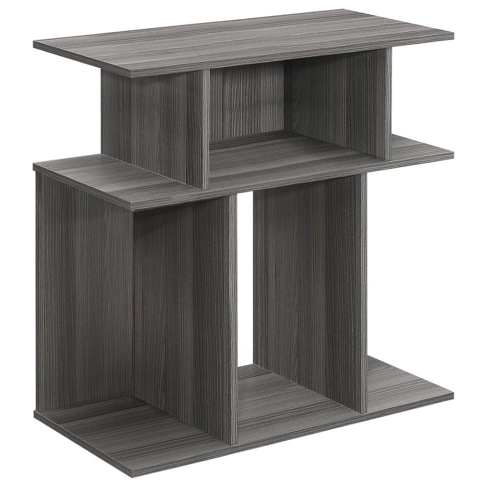 Monarch Specialties 24" Accent Table in Grey, , large