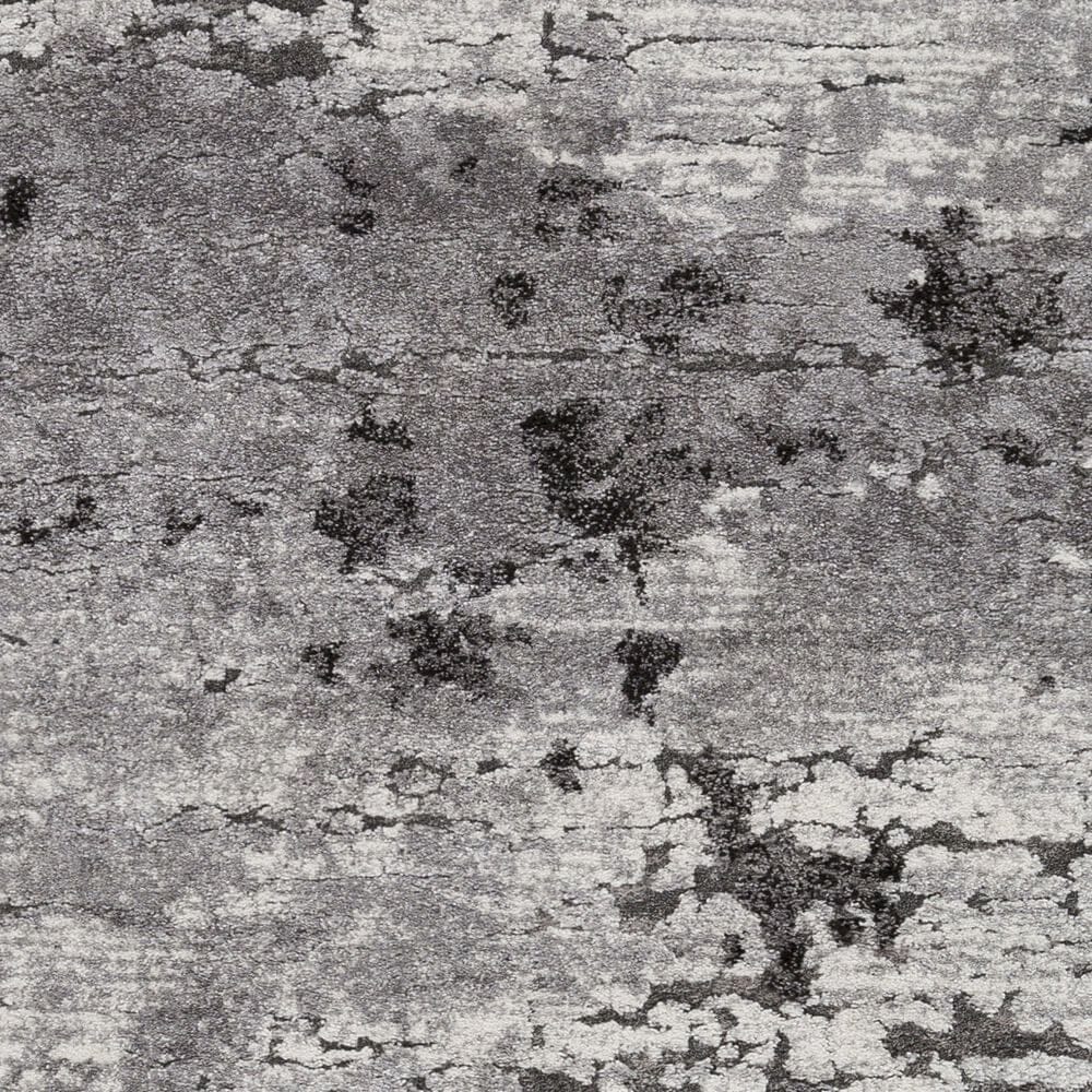 Surya Tuscany TUS-2310 5&#39;3&quot; x 7&#39;3&quot; Gray, Charcoal, Black and Ivory Area Rug, , large