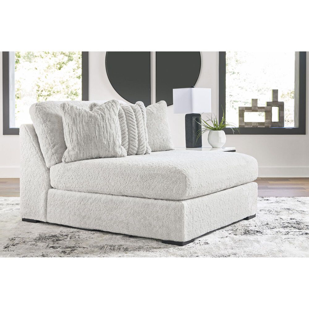 Ashley Cuddle Plush 2-Piece Stationary Right Facing Sectional with Chaise in Arctic, , large