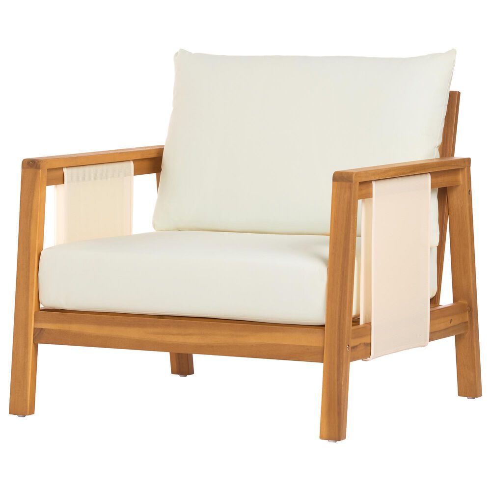HOMLUX 4-Pieces Outdoor Conversation Set in Beige and Brown, , large