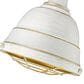 Golden Lighting Bartlett 1-Light Pendant in French White, , large