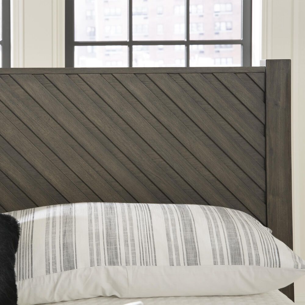 Ashley Arkenton King Panel Bed In Grayish Brown, , large