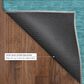 Dalyn Rug Company Soft Essentials Turquoise 9" x 12" Area Rug, , large