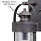 Vaxcel Cumberland 16" 1-Light Outdoor Motion Sensor Wall Sconce in Rust Iron, , large