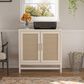 DHP Lystra 2-Door Storage Cabinet in Ivory Oak, , large