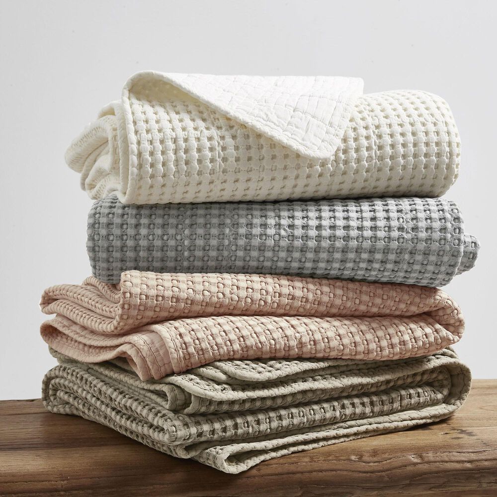 Levtex Mills Waffle 3-Piece Full/Queen Quilt Set in Taupe, , large