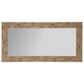 Howard Elliott Burled Rectangular Wall Mirror in Brown, , large