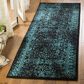 Safavieh Adirondack ADR109K 2"6" x 8" Black and Teal Runner, , large