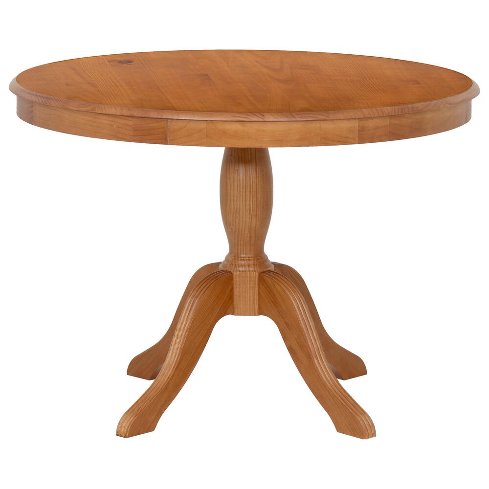 Linon Home Decor Tobin Dining Table in Caramel - Table Only, , large