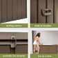 HOMLUX 160-Gallon Outdoor Storage Deck Box in Dark Brown, , large