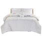 Hampton Park Gracie 4-Piece Full/Queen Comforter Set in White and Purple, , large