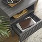 Modway Render 1 Drawer and Shelf Nightstand in Charcoal, , large