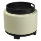 Safavieh Round Storage Ottoman in Off White, , large