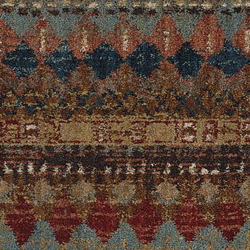 Karastan Spice Market 90932-80129 2"4" x 7"10" Saigon Multicolor Runner, , large
