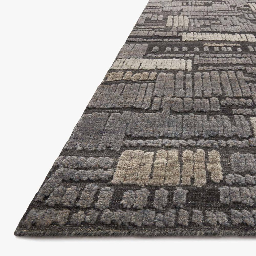 Loloi Naomi 2&#39; x 3&#39; Charcoal and Granite Area Rug, , large