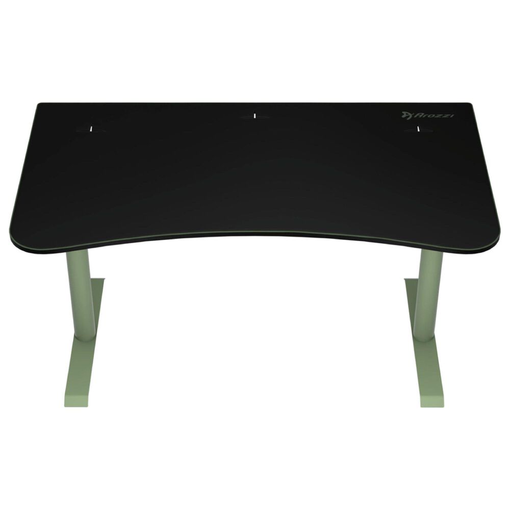 Arozzi Arena Medium Gaming Desk in Forest Green, , large