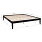 Linon Home Decor Polly King Platform Bed in Bold Black, , large