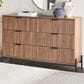 Walker Edison Paris 6-Drawer Dresser in Mocha, , large