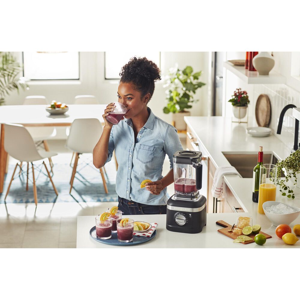 KitchenAid K400 Variable Speed Blender with Tamper in Matte Black, , large