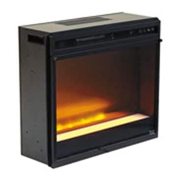 Ashley Entertainment Accessories Fireplace Insert Glass/Stone in Black, , large