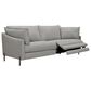 Blue River Juliett Power Reclining Sofa in Gray Pebble and Black, , large
