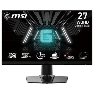 MSI 27" 2K WQHD 180Hz Flat Gaming Monitor in Metallic Black, , large