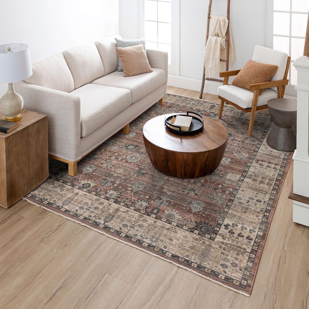 Karastan Echo Tesorino 7&#39;10&quot; x 10&#39;3&quot; Pudra Area Rug, , large