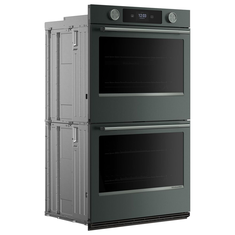 KitchenAid 2-Piece Kitchen Package with Juniper 30" Smart Double Wall Oven and Black 36" Induction Cooktop, , large