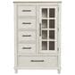 Ashley Shaybrock 5-Piece King Bedroom Set in Antique White and Brown, , large