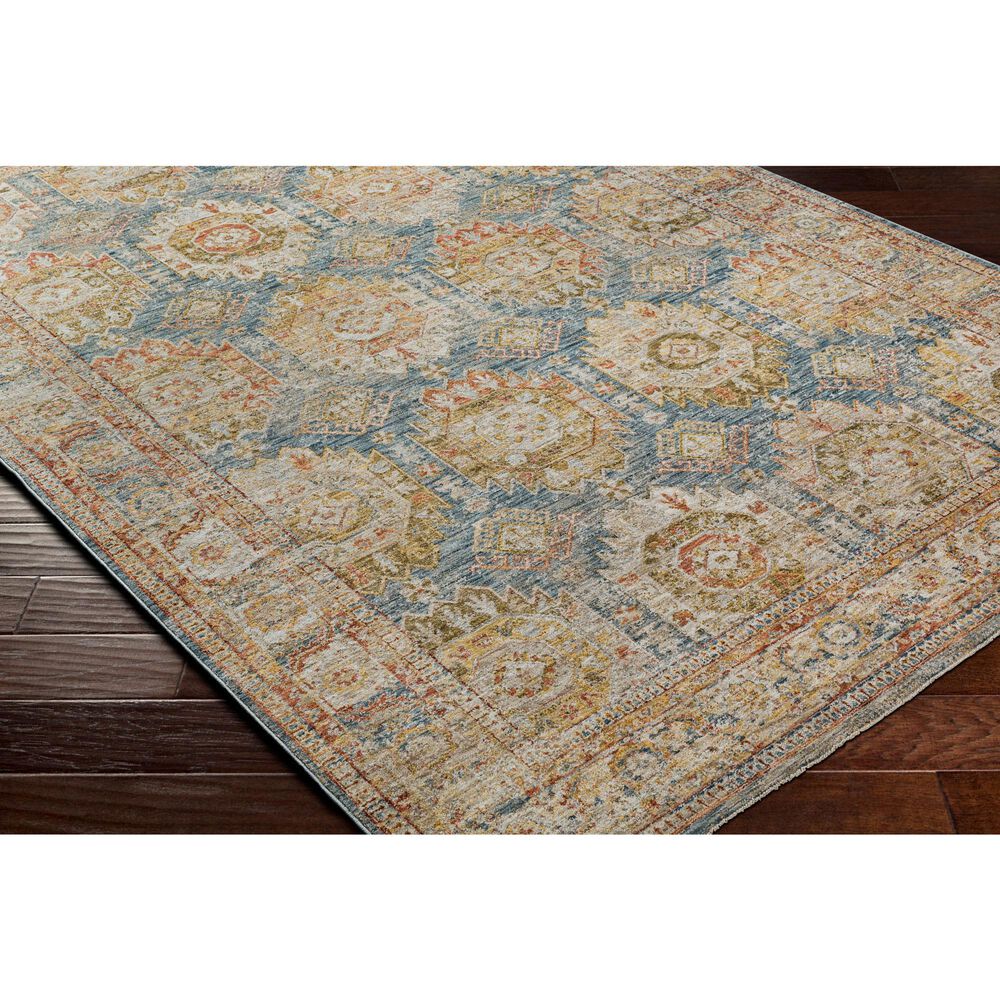 Surya Mona Lisa 9&#39; x 12&#39;2&quot; Tan, Dark Blue, Mustard, Brick Red, Olive, Sage and Burgundy Area Rug, , large